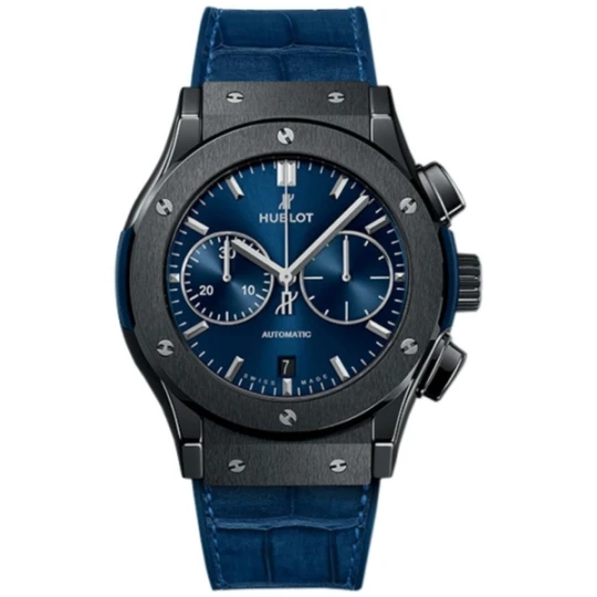 Zdjęcie produktu W.KRUK ZEGAREK HUBLOT CLASSIC FUSION CERAMIC BLUE CHRONOGRAPH