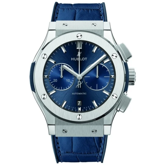 Zdjęcie produktu W.KRUK ZEGAREK HUBLOT CLASSIC FUSION CHRONOGRAPH TITANIUM BLUE