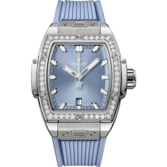 Zdjęcie produktu W.KRUK ZEGAREK HUBLOT SPIRIT OF BIG BANG STEEL COAL BLUE DIAMONDS