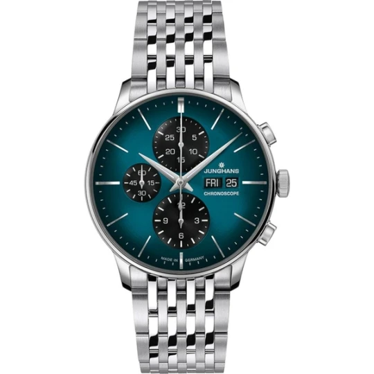Zdjęcie produktu W.KRUK ZEGAREK JUNGHANS MEISTER CHRONOSCOPE DATE ENGLISH