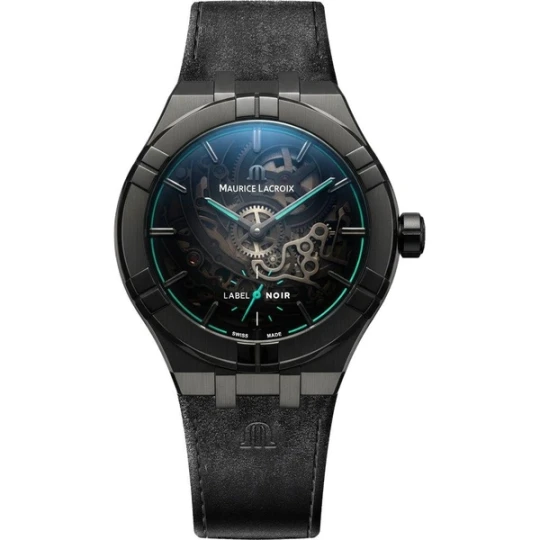 Zdjęcie produktu W.KRUK ZEGAREK MAURICE LACROIX AIKON AUTOMATIC SKELETON 45MM LABEL NOIR LIMITED EDITION