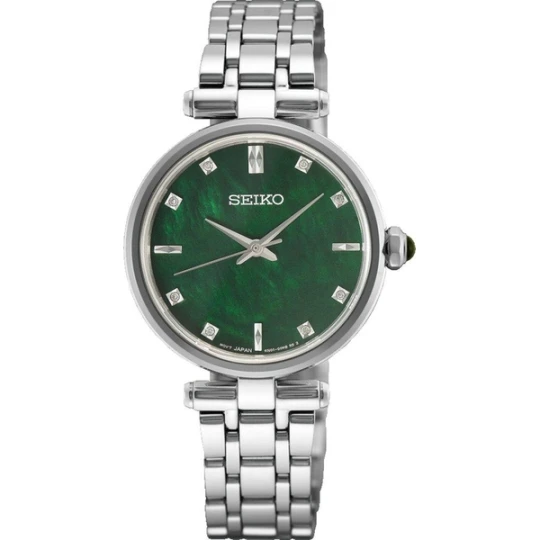 Zdjęcie produktu W.KRUK ZEGAREK SEIKO CLASSIC QUARTZ DIAMONDS