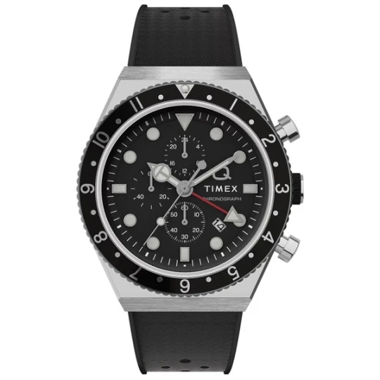 Zdjęcie produktu W.KRUK ZEGAREK TIMEX Q TIMEX THREE TIME ZONE CHRONOGRAPH