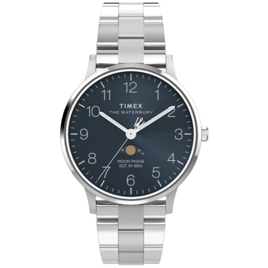 Zdjęcie produktu W.KRUK ZEGAREK TIMEX WATERBURY CLASSIC MOON PHASE