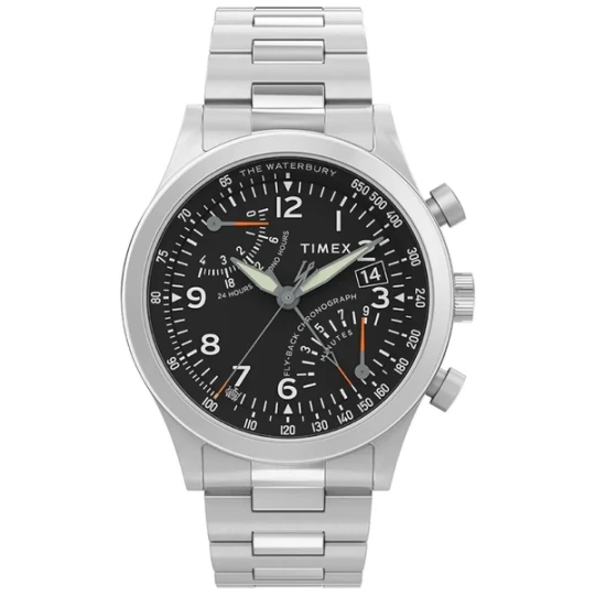 Zdjęcie produktu W.KRUK ZEGAREK TIMEX WATERBURY TRADITIONAL FLY BACK CHRONOGRAPH