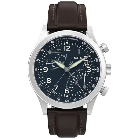Zdjęcie produktu W.KRUK ZEGAREK TIMEX WATERBURY TRADITIONAL FLY BACK CHRONOGRAPH