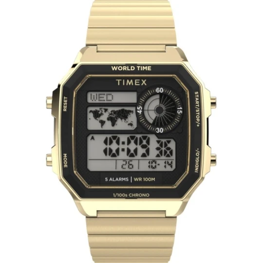 Zdjęcie produktu W.KRUK ZEGAREK TIMEX WORLD TIME DIGITAL