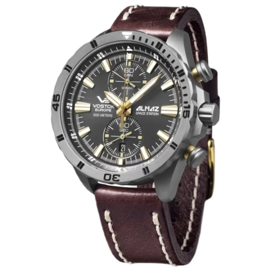 Zdjęcie produktu W.KRUK ZEGAREK VOSTOK EUROPE ALMAZ SPACE STATION CHRONO TITAN