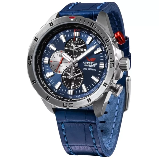 Zdjęcie produktu W.KRUK ZEGAREK VOSTOK EUROPE ALMAZ SPACE STATION DUAL TIME