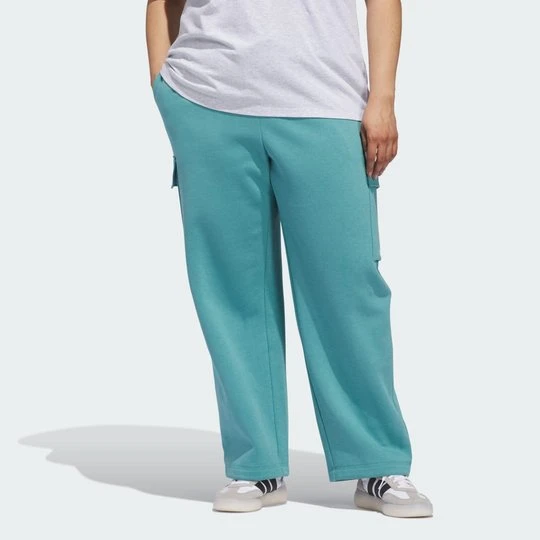 Zdjęcie produktu ESSENTIALS INCLUSIVE LINEAR FLEECE CARGO PANTS Adidas Powder Teal