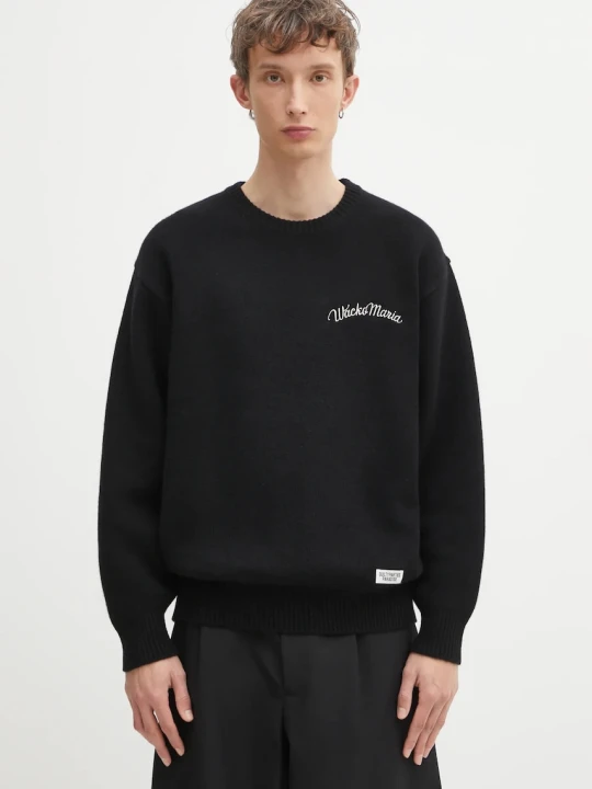 Zdjęcie produktu Wacko Maria sweter wełniany Classic Crew Neck
