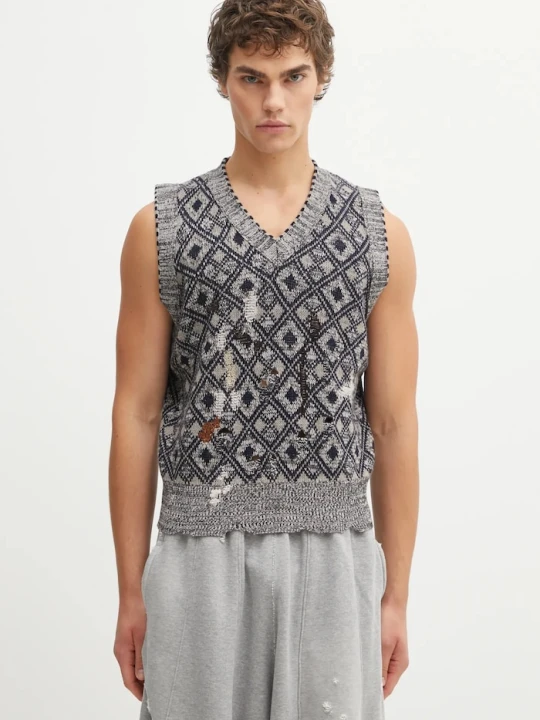 Zdjęcie produktu Wales Bonner kamizelka wełniana Sibling Knit Vest szary