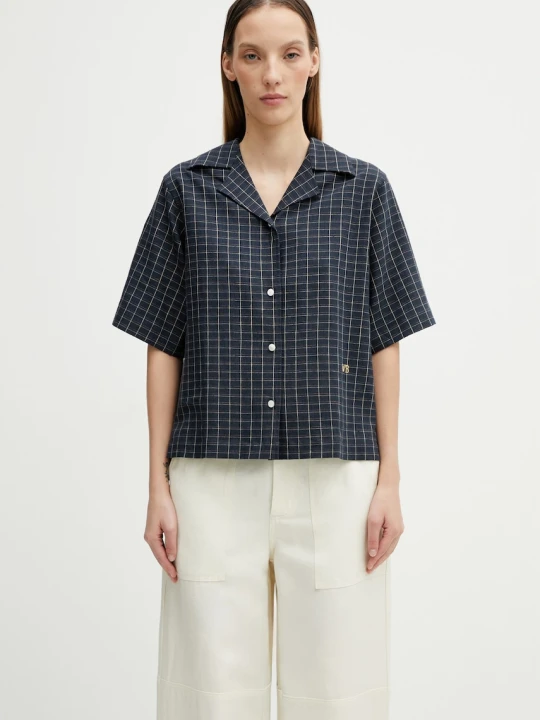 Zdjęcie produktu Wales Bonner London Bowling koszula z lnem damska