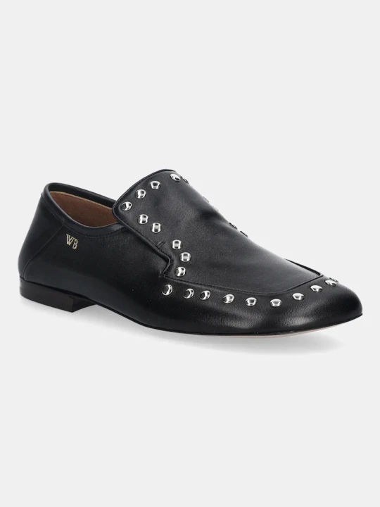 Zdjęcie produktu Wales Bonner mokasyny skórzane Studded Slipper czarny