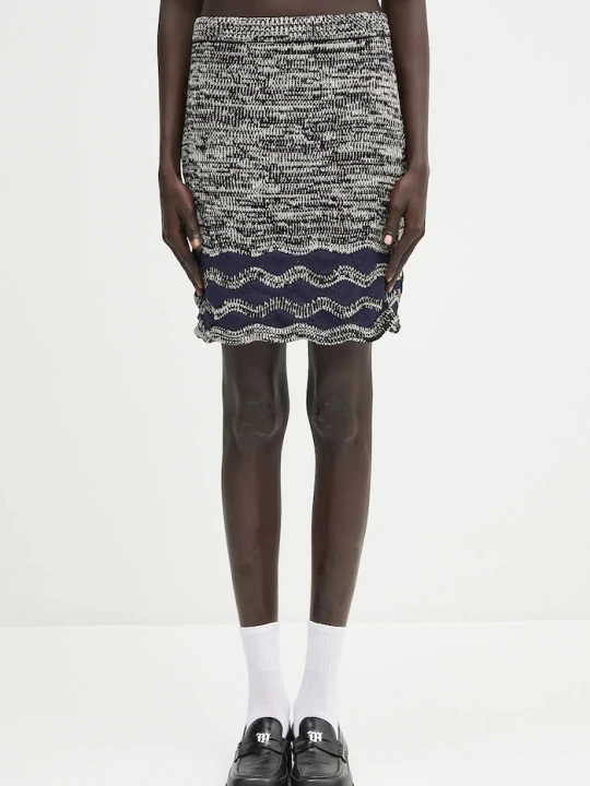 Zdjęcie produktu Wales Bonner spódnica Shade Knit granatowy