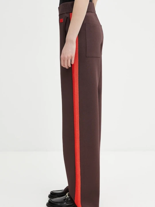 Zdjęcie produktu Wales Bonner spodnie Tide Track Pant brązowy