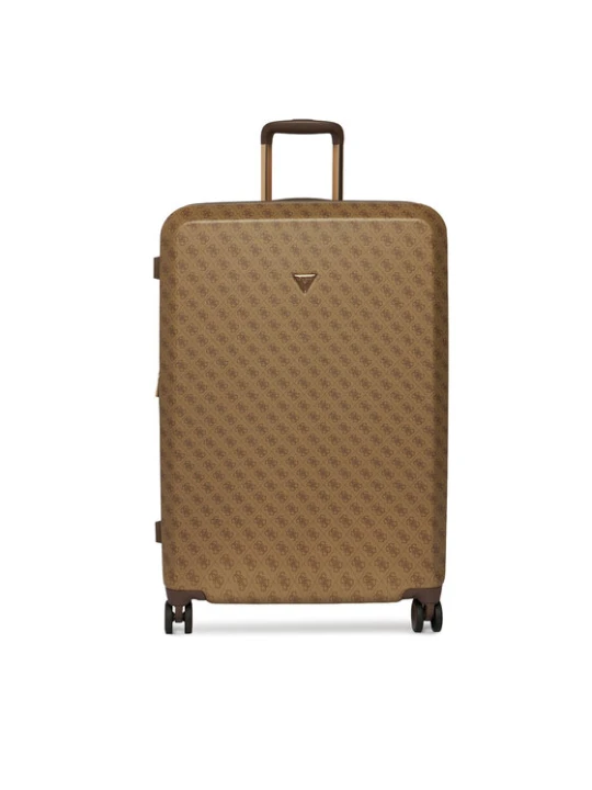Zdjęcie produktu Walizka duża Guess Latona Travel TWHK92 11988 Beżowy ciemny