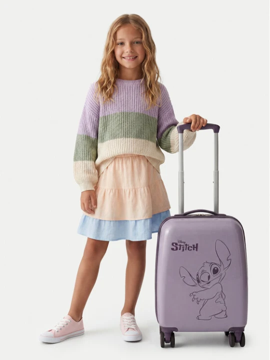 Zdjęcie produktu Walizka dziecięca Disney Classics CEO-SW-ACCCS-SS26-245DCLS-S Fioletowy