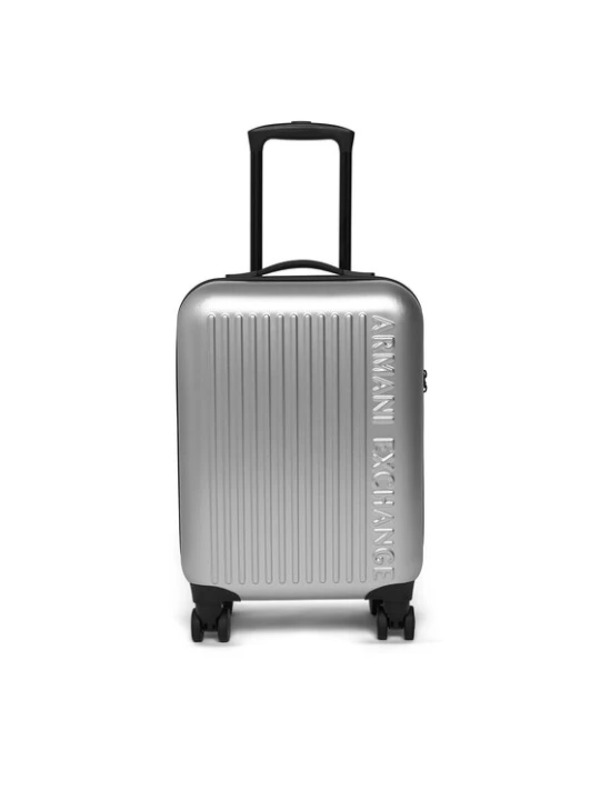 Zdjęcie produktu Walizka kabinowa Armani Exchange XW002233 AF21472 M8104 Srebrny