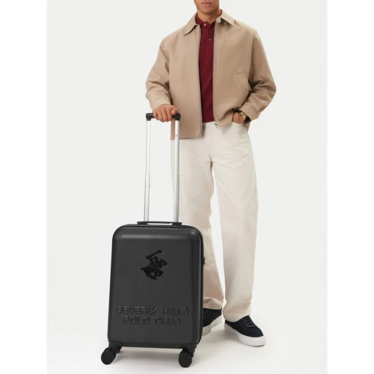 Zdjęcie produktu Walizka kabinowa Beverly Hills Polo Club CEO-BHPC-S-003-08-BLACK Czarny