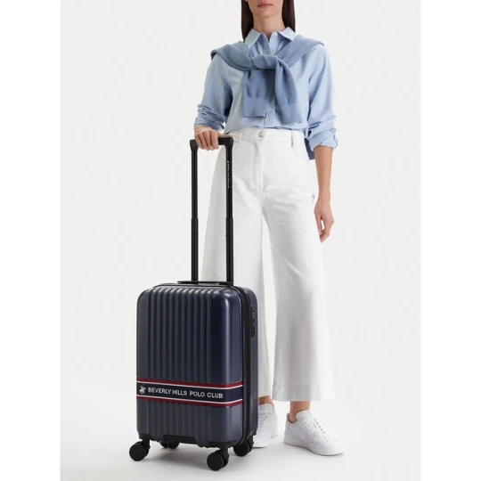 Zdjęcie produktu Walizka kabinowa Beverly Hills Polo Club CEO-BHPC-S-006-08-NAVY Granatowy