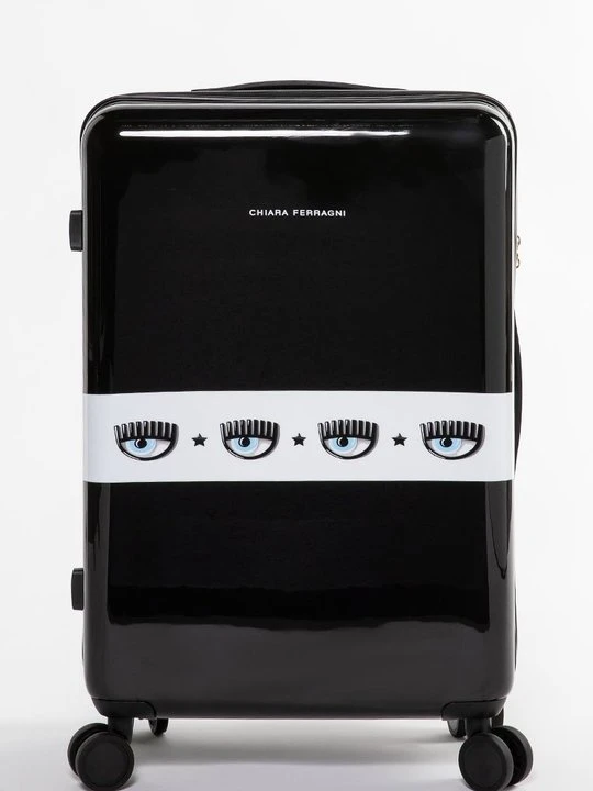 Zdjęcie produktu Walizka na kółkach Chiara Ferragni antracytowy melanż