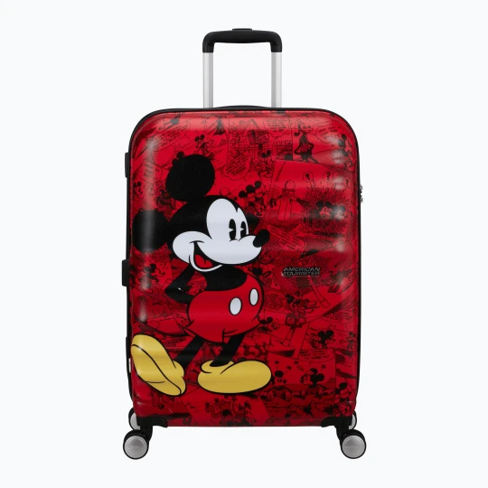 Zdjęcie produktu Walizka podróżna American Tourister Disney Wavebreaker 64 l mickey comics red