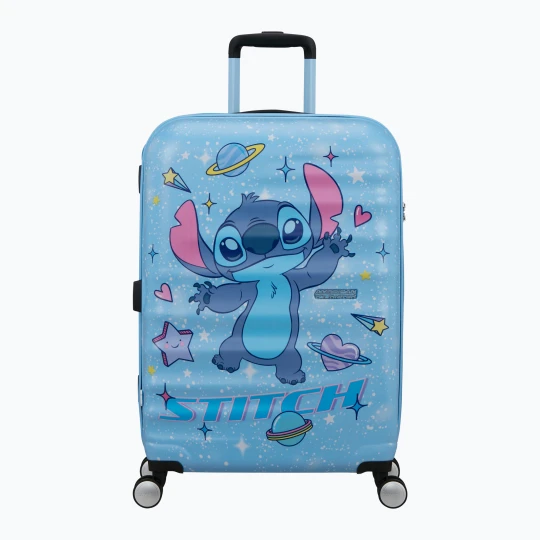 Zdjęcie produktu Walizka podróżna American Tourister Disney Wavebreaker 64 l stitch universe Niebieski