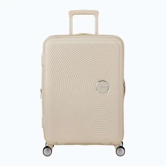 Zdjęcie produktu Walizka podróżna American Tourister Soundbox 67 81 l coconut sand Beżowy