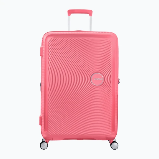 Zdjęcie produktu Walizka podróżna American Tourister Soundbox 77 110 l sun kissed coral Czerwony