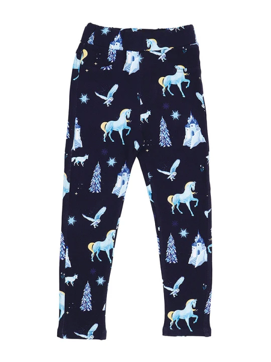Zdjęcie produktu Walkiddy Legginsy w kolorze granatowym rozmiar: 134