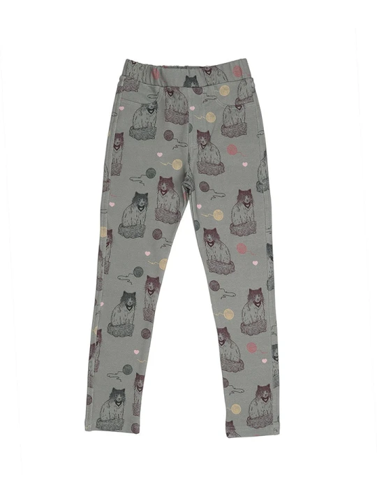 Zdjęcie produktu Walkiddy Legginsy w kolorze szarym rozmiar: 116