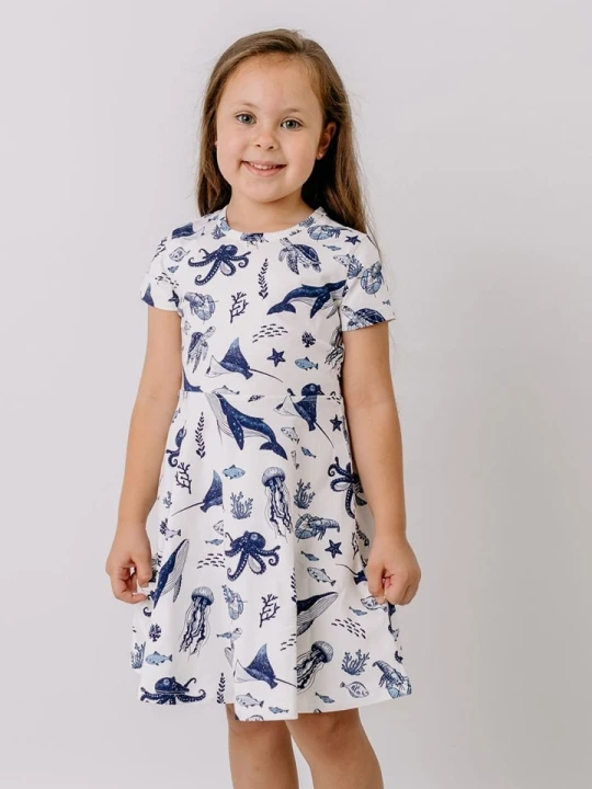 Zdjęcie produktu Walkiddy Sukienka w kolorze białym rozmiar: 140