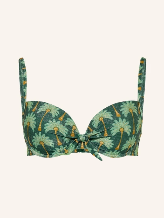 Zdjęcie produktu Watercult Górka Bikini Z Fiszbinami Tropical Muse Z Brokatową Przędzą gruen