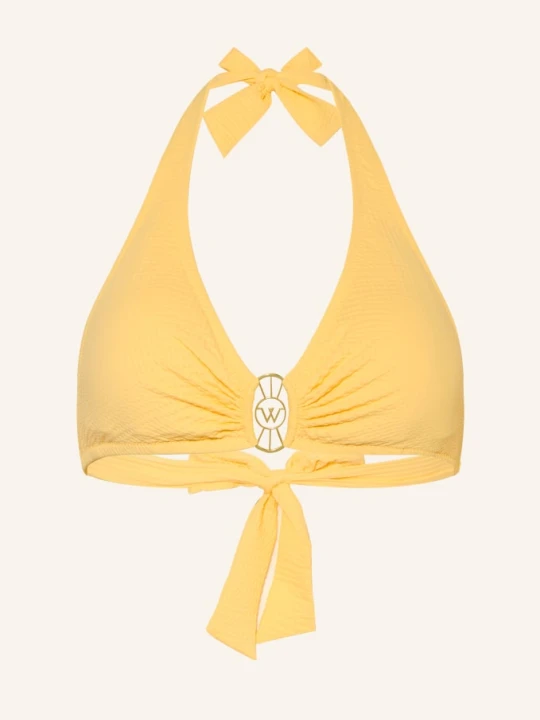 Zdjęcie produktu Watercult Top Bikini Z Wiązaniem Na Szyi Suntouched Solids gelb CIEMNOŻÓŁTY