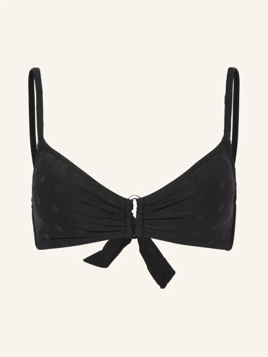 Zdjęcie produktu Watercult Bralette Bikini Modern Dots schwarz CZARNY