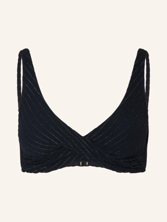 Zdjęcie produktu Watercult Top Bikini Typu Bustier Afterlight Z Brokatową Przędzą schwarz