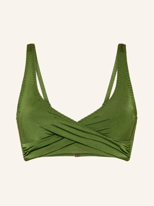 Zdjęcie produktu Watercult Góra Bikini Typu Bustier Crafted Essentials O Wyglądzie Kopertowym gruen OLIWKOWY
