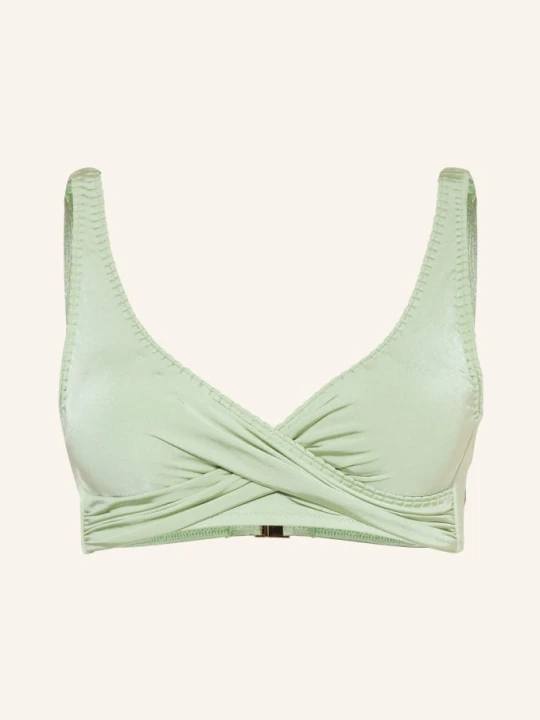 Zdjęcie produktu Watercult Góra Bikini Typu Bustier Crafted Essentials O Wyglądzie Kopertowym gruen JASNOZIELONY