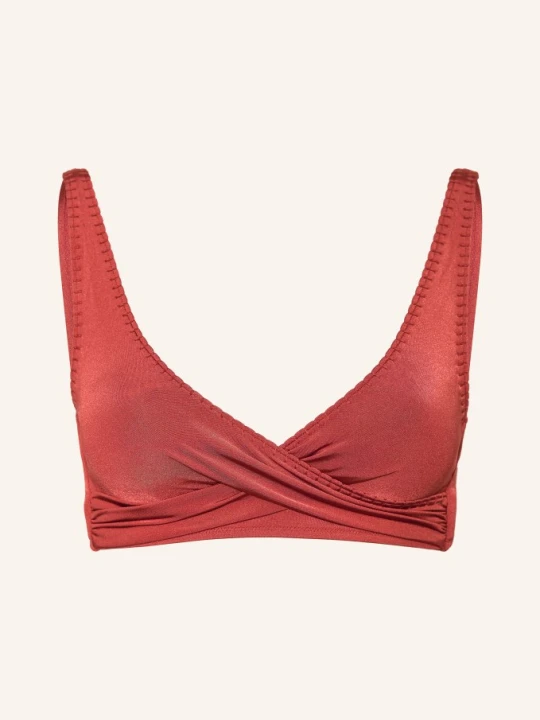 Zdjęcie produktu Watercult Góra Bikini Typu Bustier Crafted Essentials O Wyglądzie Kopertowym rot CIEMNOCZERWONY
