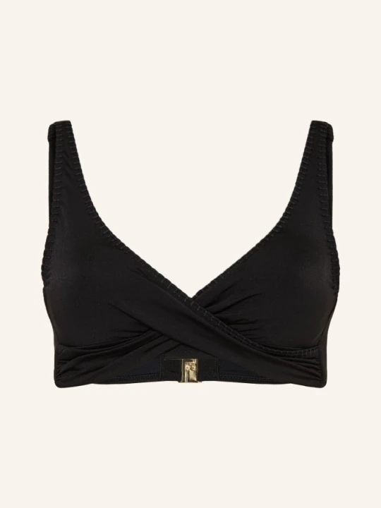 Zdjęcie produktu Watercult Góra Bikini Typu Bustier Crafted Essentials O Wyglądzie Kopertowym schwarz CZARNY