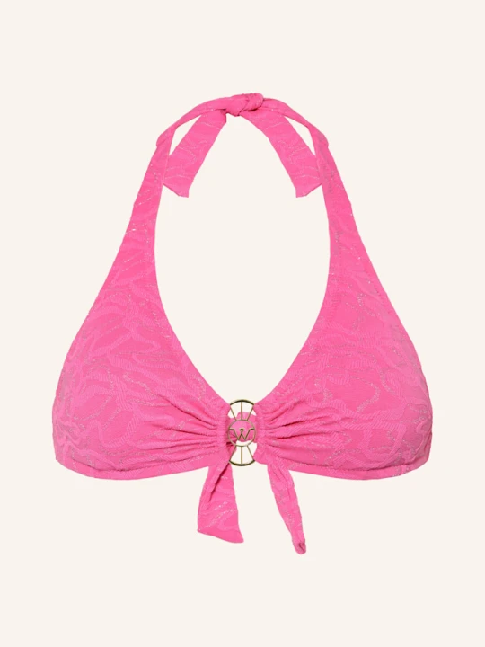 Zdjęcie produktu Watercult Góra Od Bikini Wiązana Na Szyi Supernova Z Błyszczącą Przędzą pink