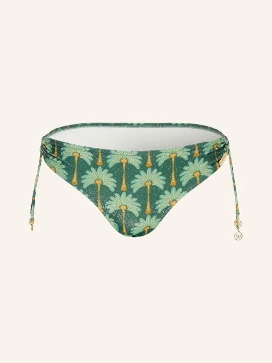 Zdjęcie produktu Watercult Podstawowe Figi Bikini Tropical Muse Z Brokatową Przędzą gruen