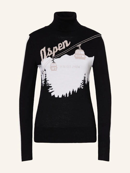 Zdjęcie produktu We Norwegians Golf After Ski Z Wełny Merino schwarz CZARNY