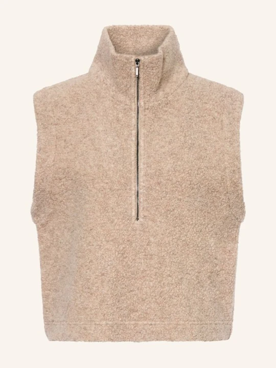 Zdjęcie produktu We Norwegians Polarowy Sweter Typu Troyer Alta Z Wełny Merino beige