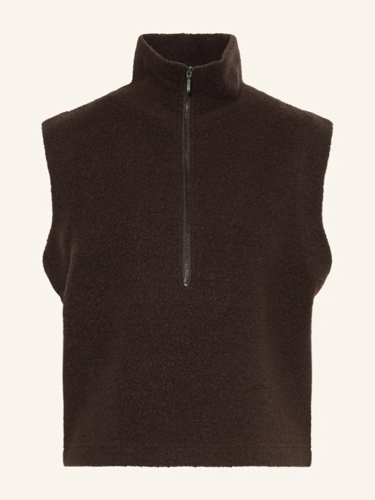 Zdjęcie produktu We Norwegians Polarowy Sweter Typu Troyer Alta Z Wełny Merino braun CIEMNOBRĄZOWY