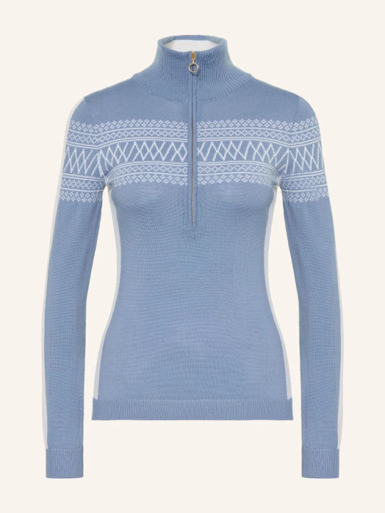 Zdjęcie produktu We Norwegians Warstwa Środkowa Signature Z Wełny Merino blau