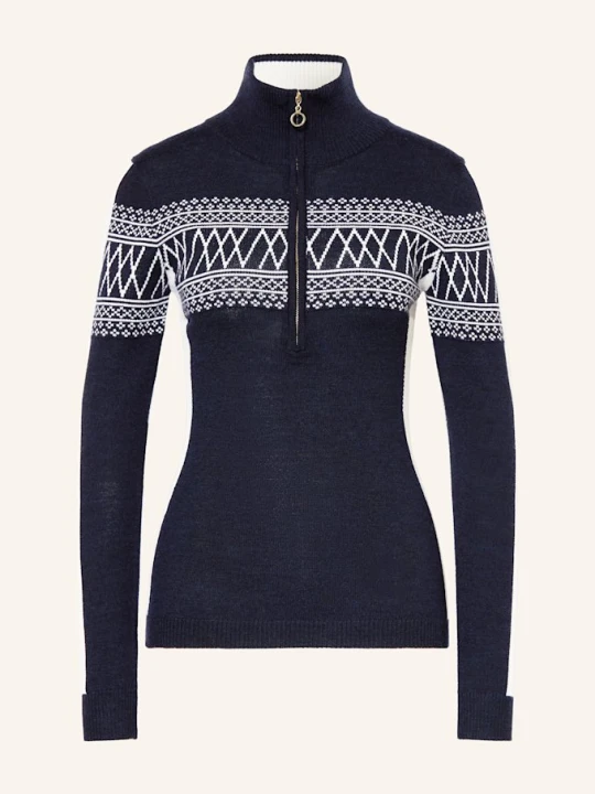 Zdjęcie produktu We Norwegians Warstwa Środkowa Signature Z Wełny Merino blau GRANATOWY