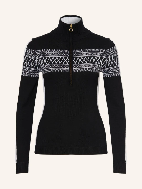 Zdjęcie produktu We Norwegians Warstwa Środkowa Signature Z Wełny Merino schwarz
