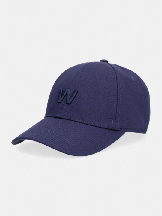Zdjęcie produktu Weekend Max Mara baseball cap damska bawełniana AFOGGIA granatowy